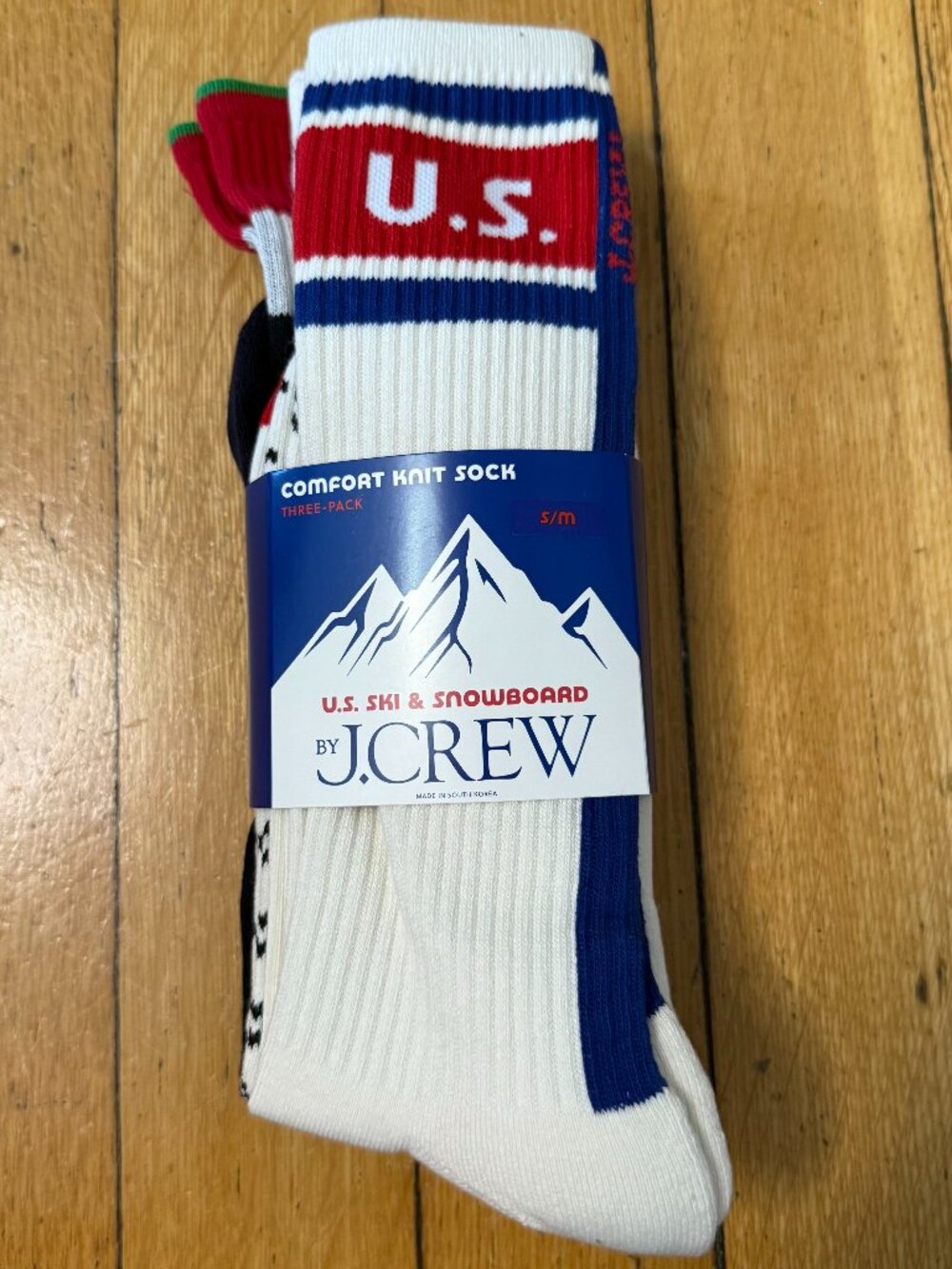 U.S. Ski & Snowboard by J.Crew cotton socks three-pack